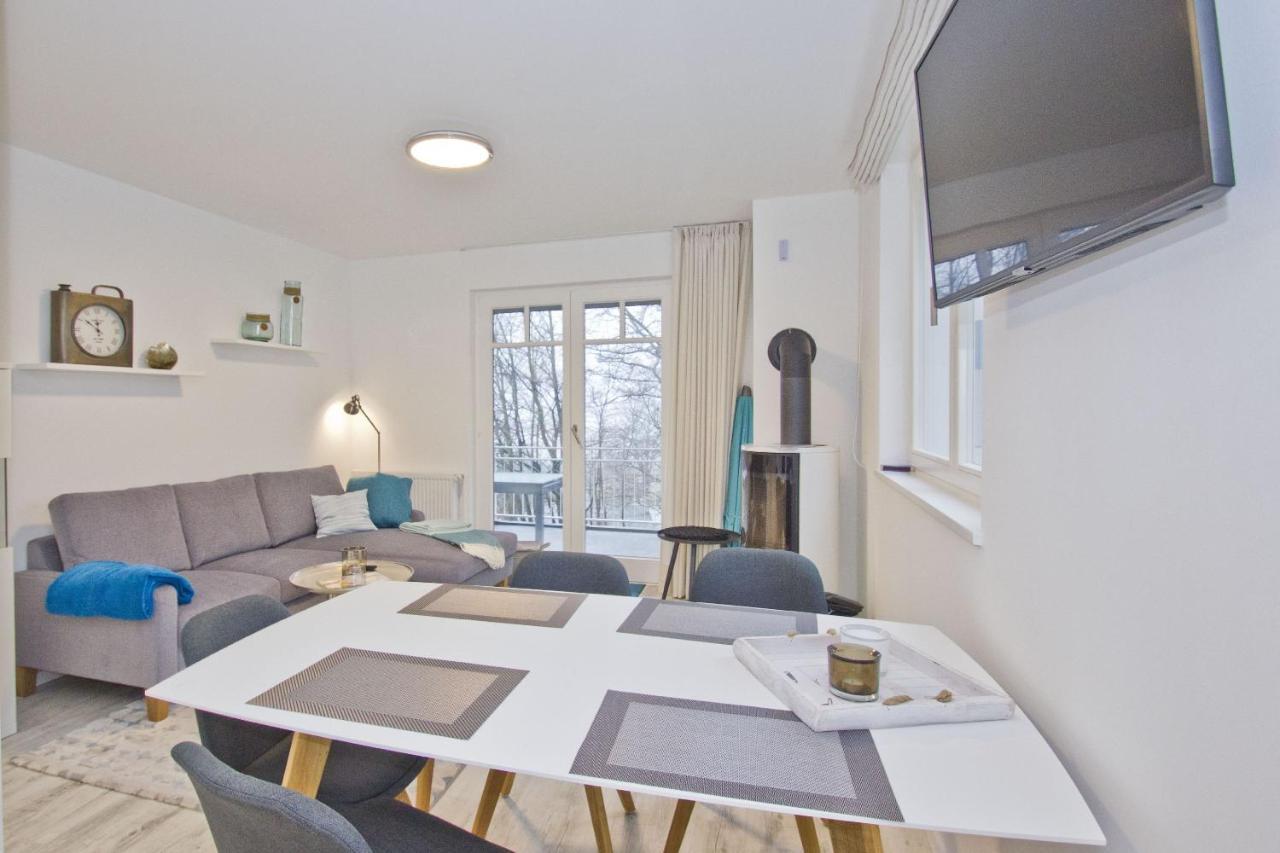 Ferienresidenz Zwei Bodden Fewo2-8 - Balkon, Sauna, Kamin Lietzow Luaran gambar